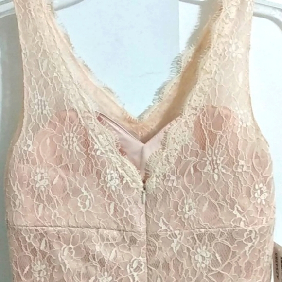 AZAZIE NWT SATIN & LACE DRESS SIZE 8 - Picture 6 of 11